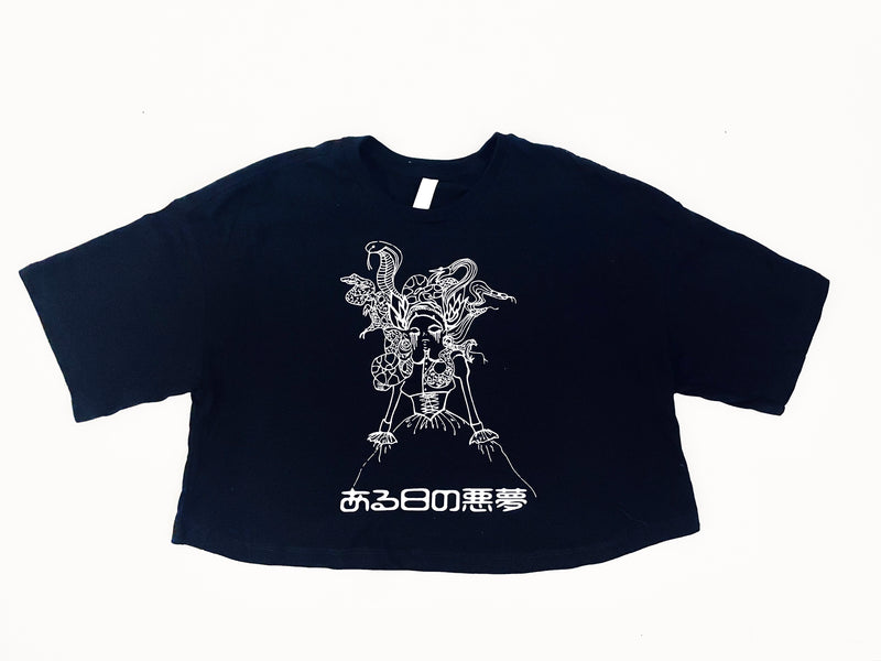 Medusa Crop T (Black)