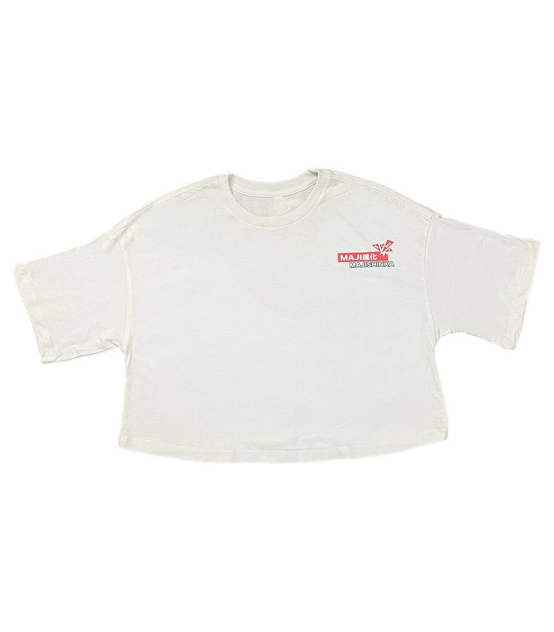 Zombie Crew Crop T (Off White)