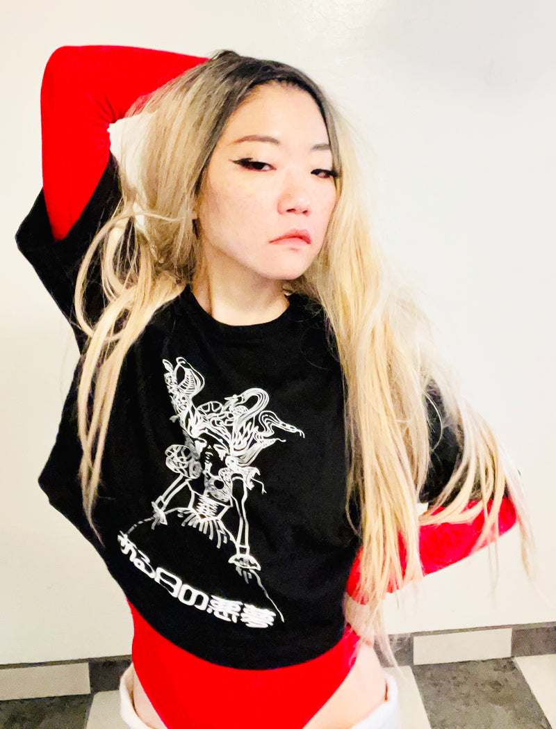 Medusa Crop T (Black)