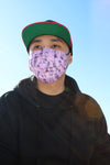 All-Over Print "Tokyo Girls" Face Mask (pink)