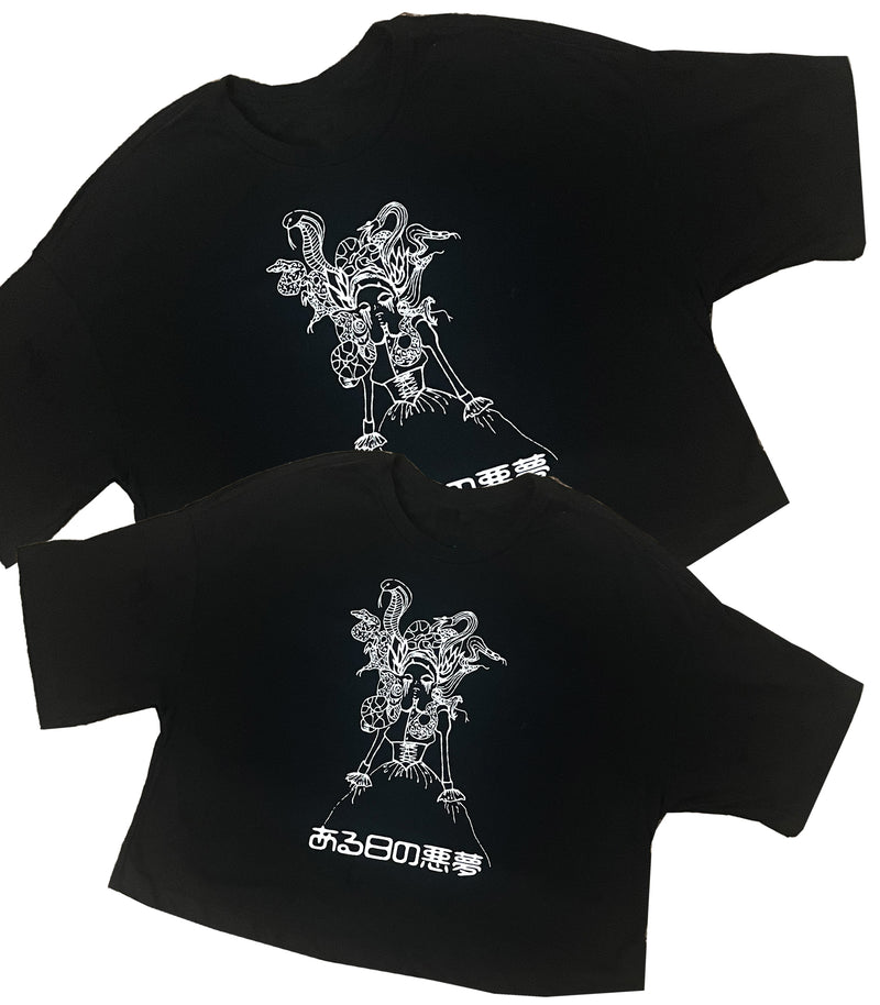 Medusa Crop T (Black)