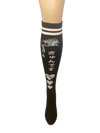 Don't Cry Knee High Socks (Black)